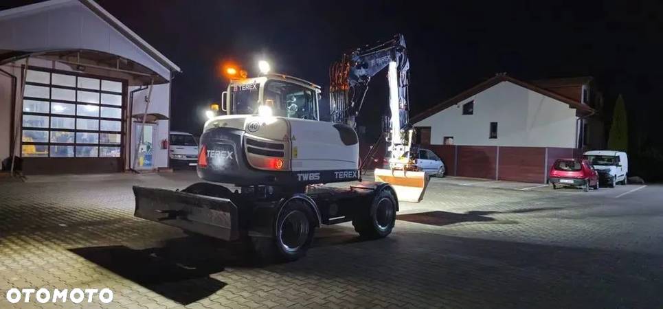 Terex TW85  rototilt z szczypcami webasto super  stan 4 łyżki widły - 23