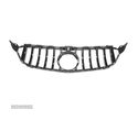 GRELHA FRONTAL DESPORTIVA PARA MERCEDES W205 14-18 LOOK GT-R PRETO BRILHANTE - 3