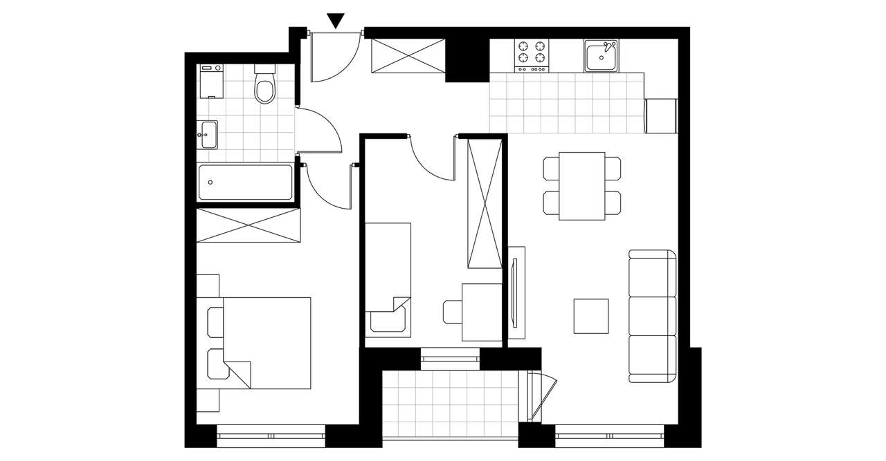 Piasta Park V​I | mieszkanie 3-pok. | G1-4 - Pełny obrazek: 4/7