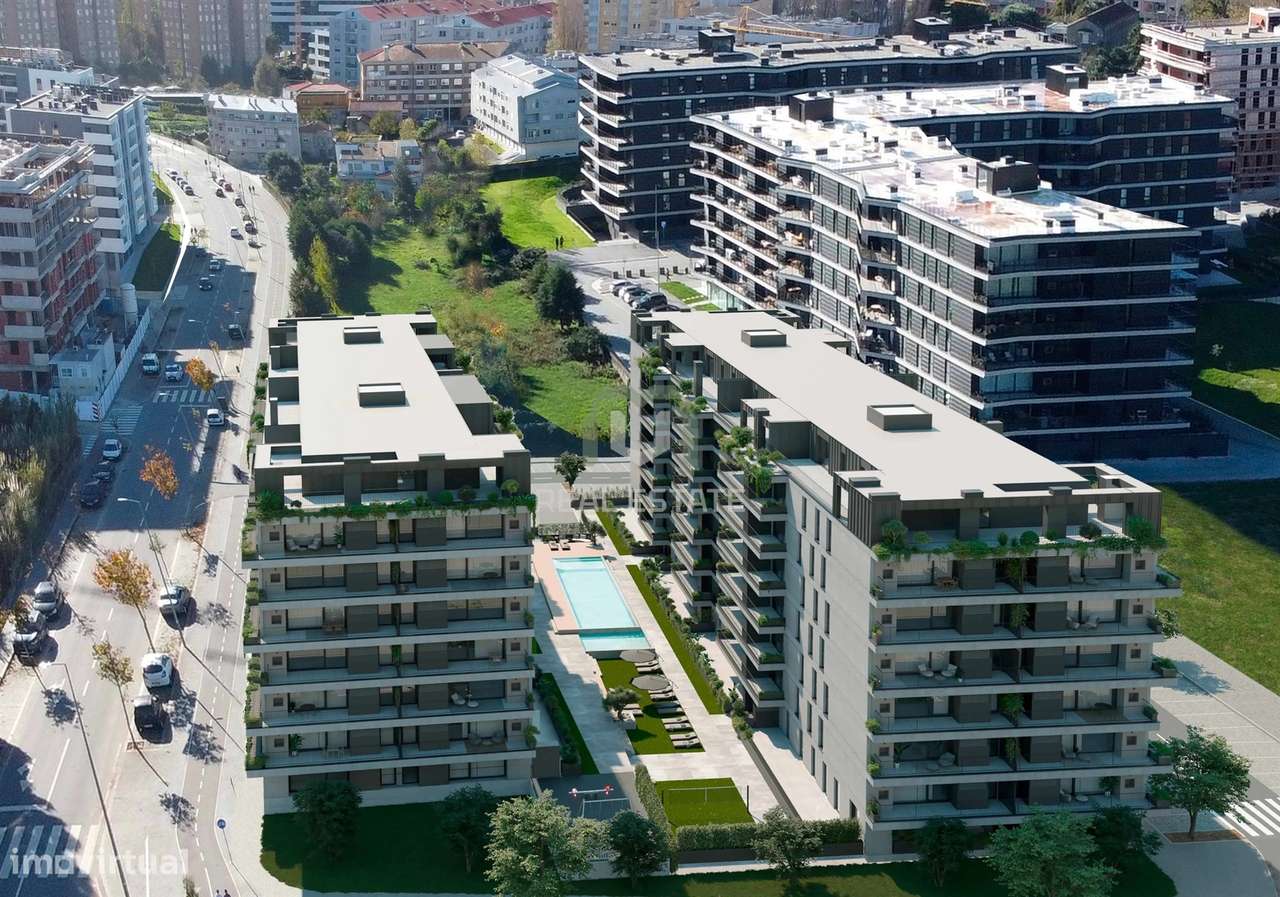 Apartamento T3 Novo em Condomínio Fechado com Piscina | Ramalde, Porto - Grande imagem: 2/14