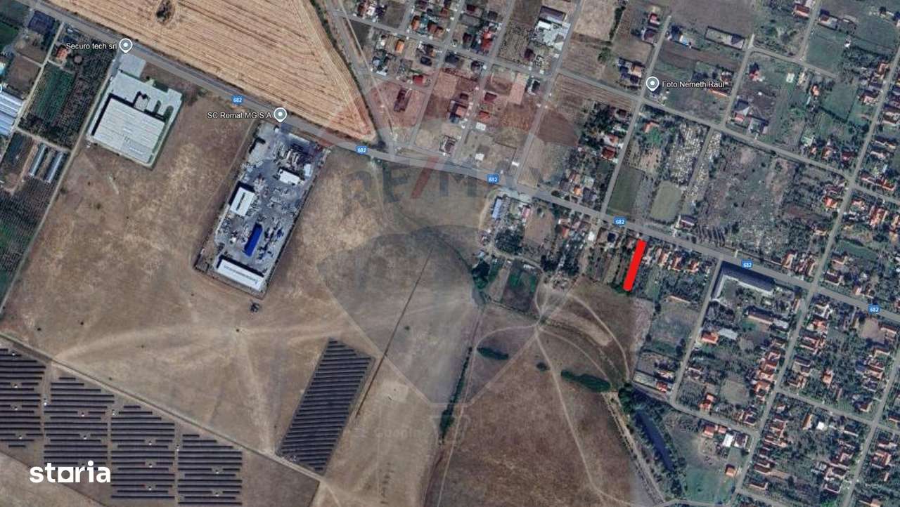 Teren 1,325mp Frumuseni / Strada PRINCIPALA - Imagine principală: 3/4