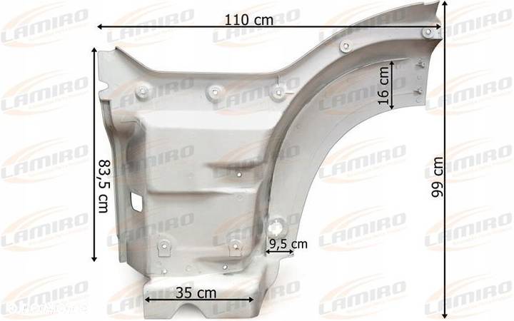 MAN TGA M L XL TGS WNĘKA STOPNIA GÓRNA PRAWA - 2