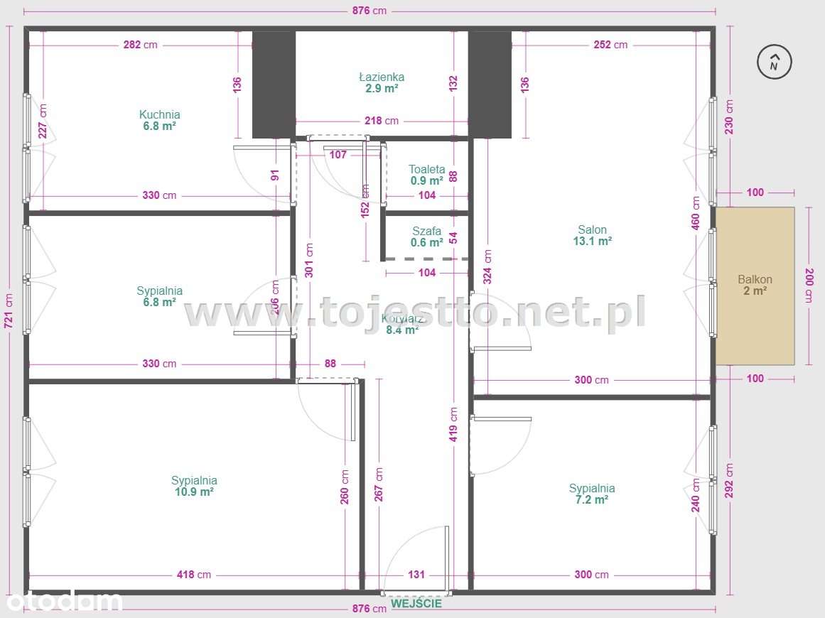 Mieszkanie na sprzedaż, Hrubieszów, 4 pokoje-2