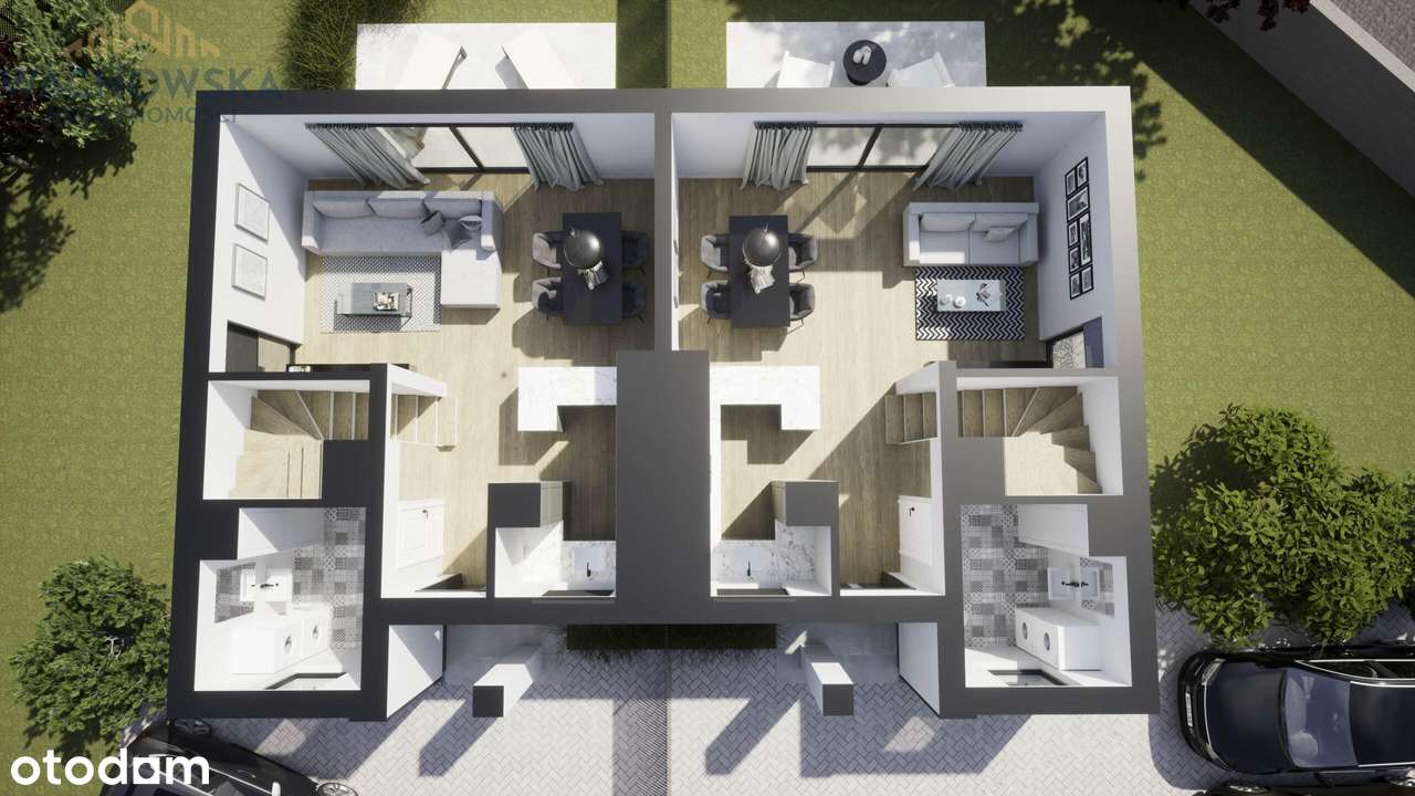 Dom w zabudowie bliźniaczej -  NOWE osiedle Leśne Zacisze-8