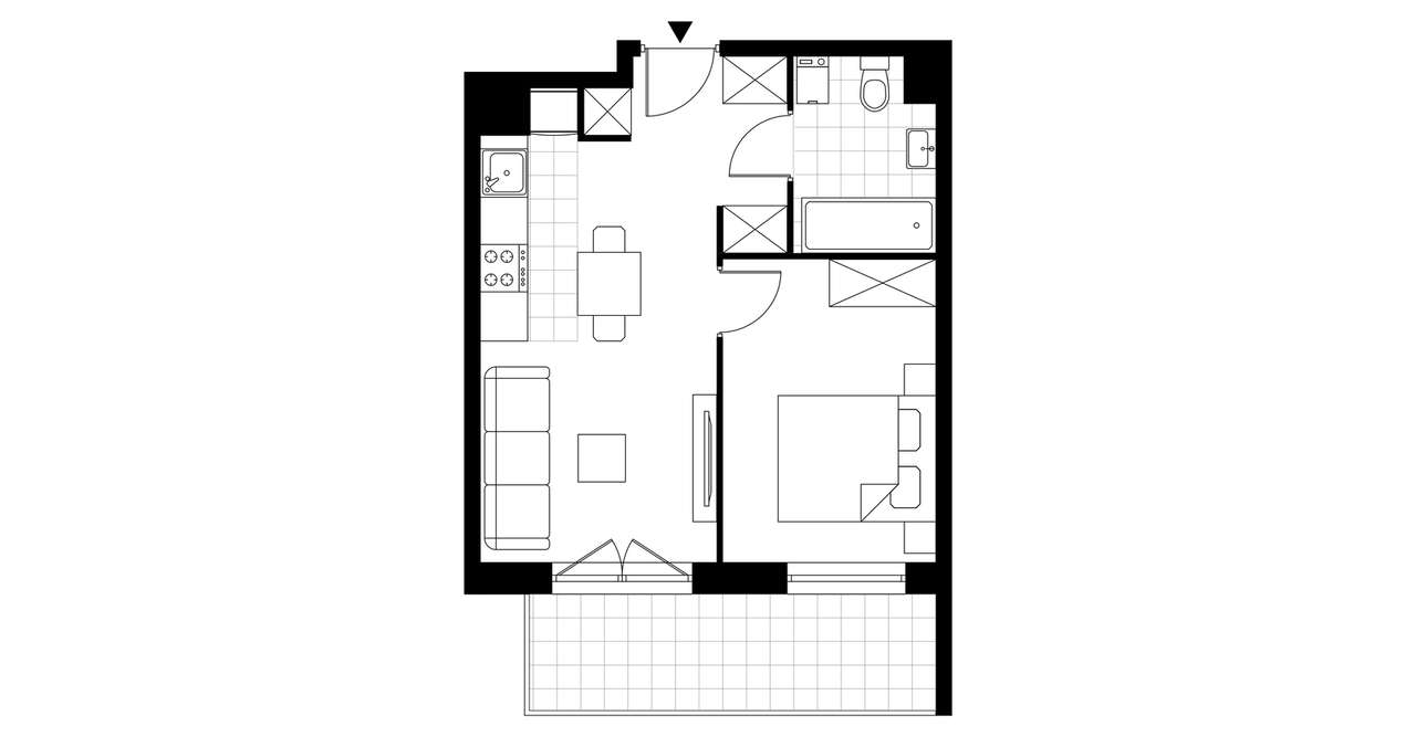 Jemiołuszki Park| mieszkanie 2-pok. | M39 - Pełny obrazek: 4/8