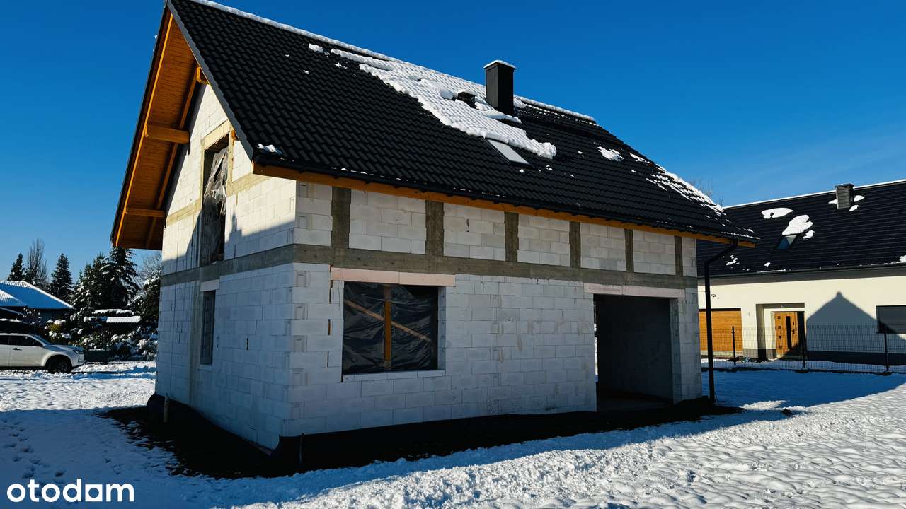 Dom w Wisteriach 8 w stanie surowym blisko rzeki 124,66 m2 BRENNA - Pełny obrazek: 4/20