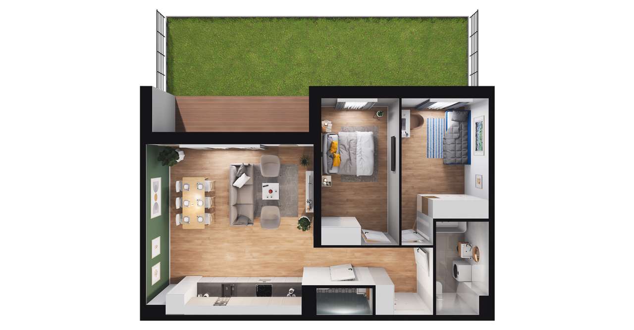 Fokus Bielany  | mieszkanie 3-pok. | 3 - Pełny obrazek: 3/8