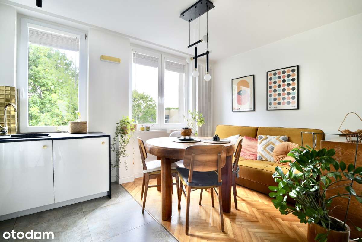 3 pokoje 48 m² | Saska Kępa | Loggia | Parking
