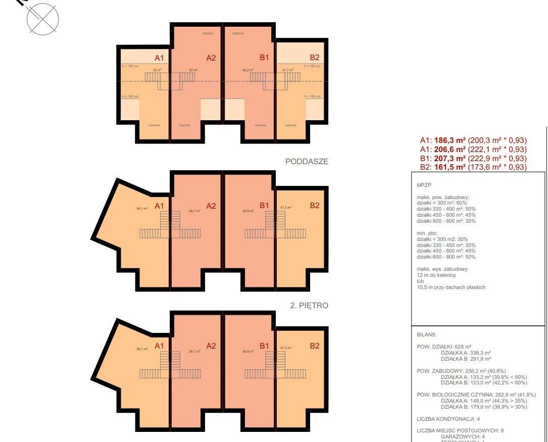 Działka 625 m2 na Zaciszu - Pełny obrazek: 2/8