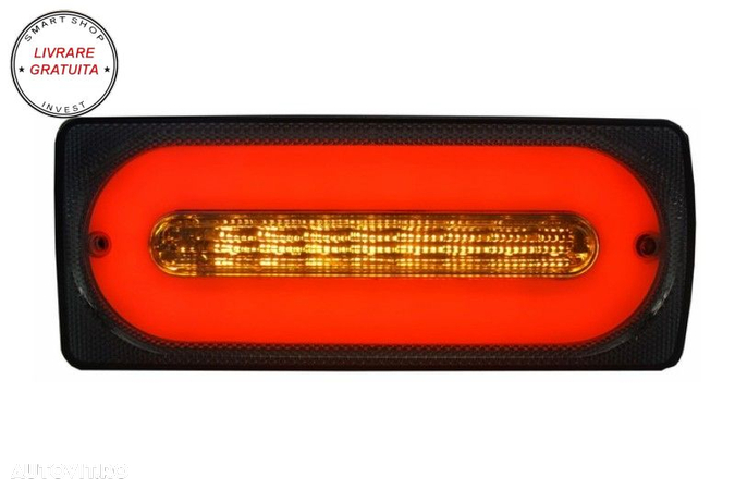 Stopuri Full LED Mercedes G-Class W463 (1989-2015) Semnal Dinamic Secvential- livrare gratuita - 10