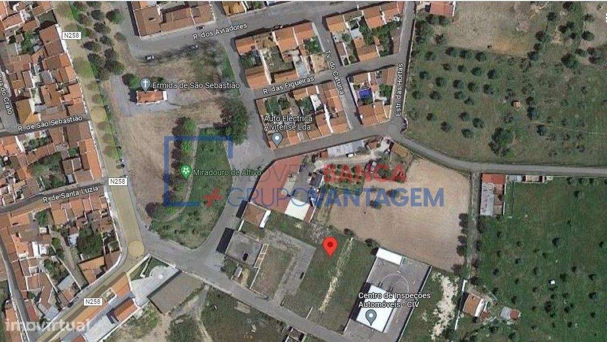 Terreno misto com 489m2 no Sítio do Curral, Alvito, para construção... - Grande imagem: 3/4