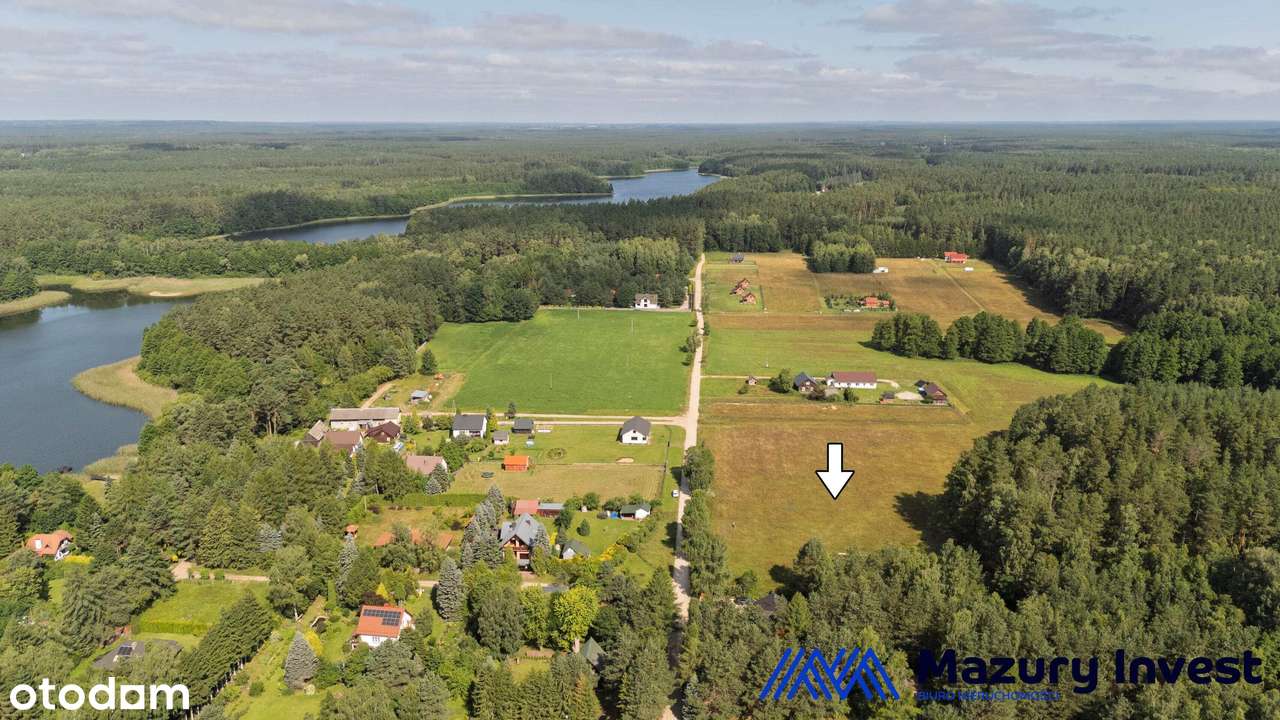 Działki budowlane w Piasutnie - przy ścianie lasu i 230 m do jeziora-2