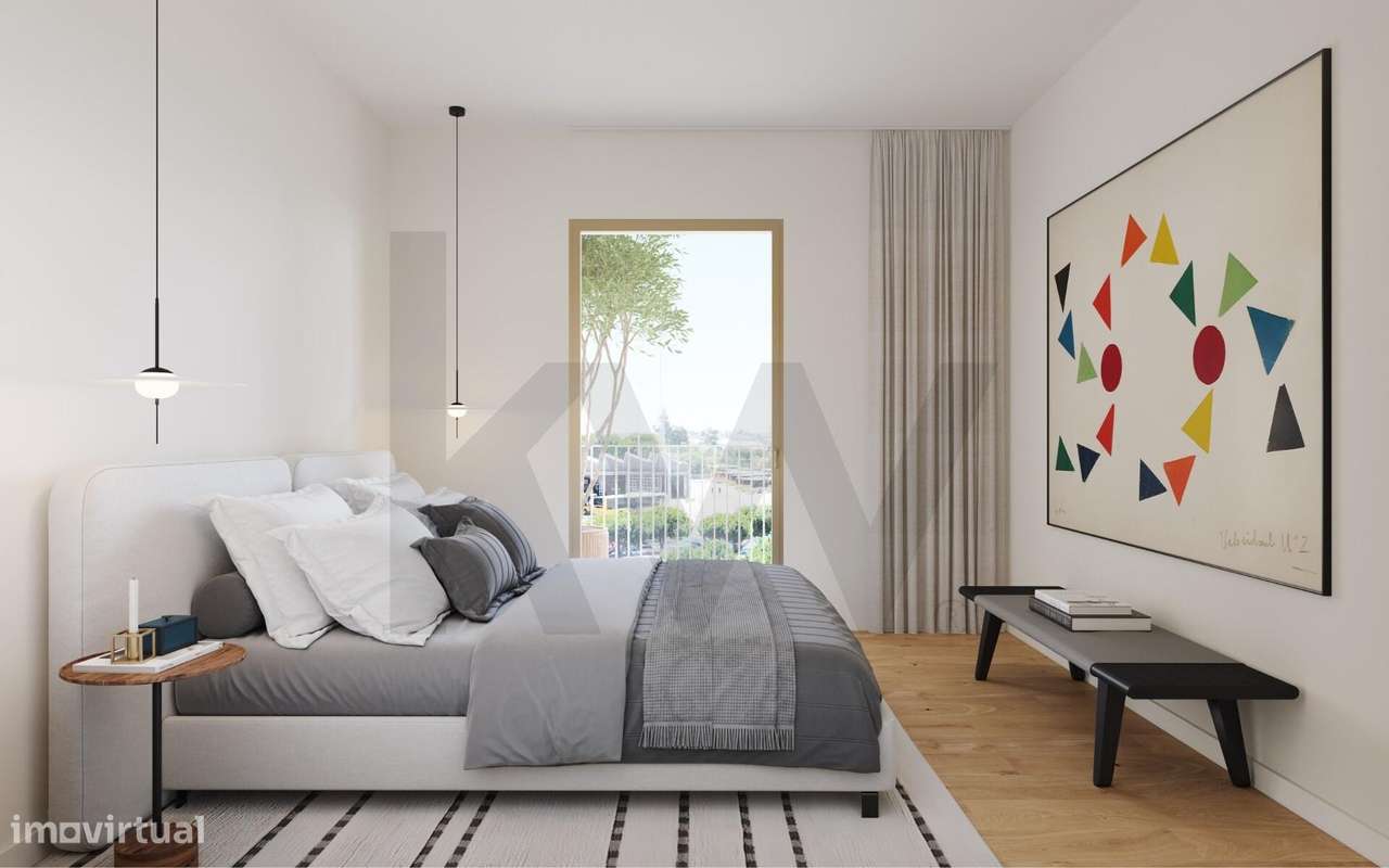 Nova Construção: T2 com 2 Estacionamentos no Lisbon Heights - Alto do-9