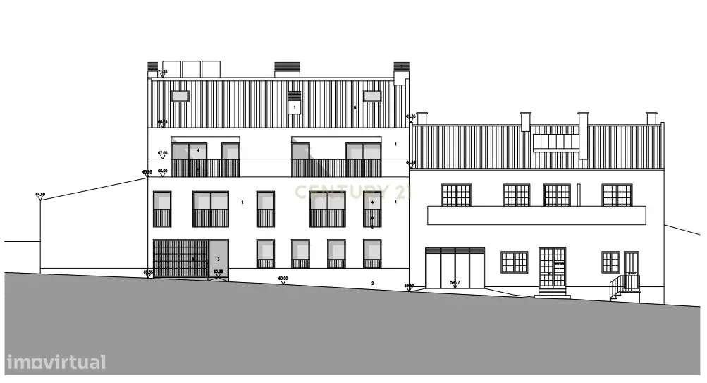 Terreno Urbano para construção de prédio com projeto aprovado em Aveir - Grande imagem: 5/9