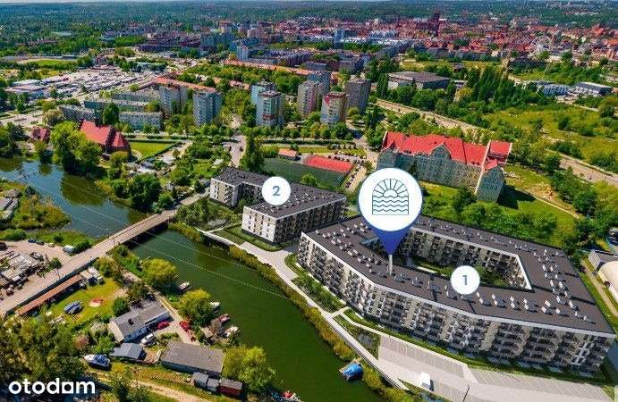 Ostatnie lokale-Inwestuj-Zarabiaj. widok na na rzekę -Opływ Motławy-3