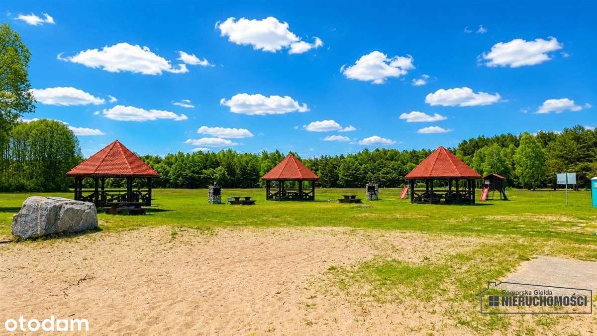 Cisza, las i jezioro – działka budowlana-18