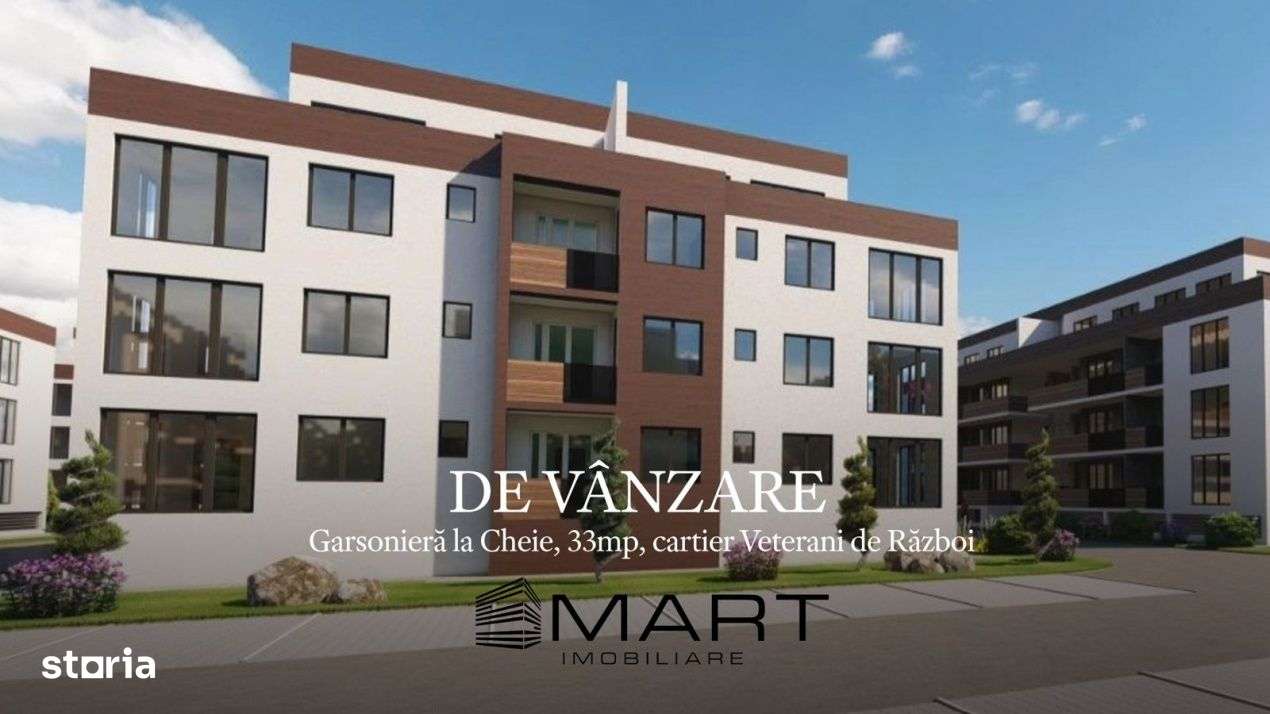 Garsoniera la Cheie, 33mp, cartier Veterani de Razboi - Imagine principală: 1/8