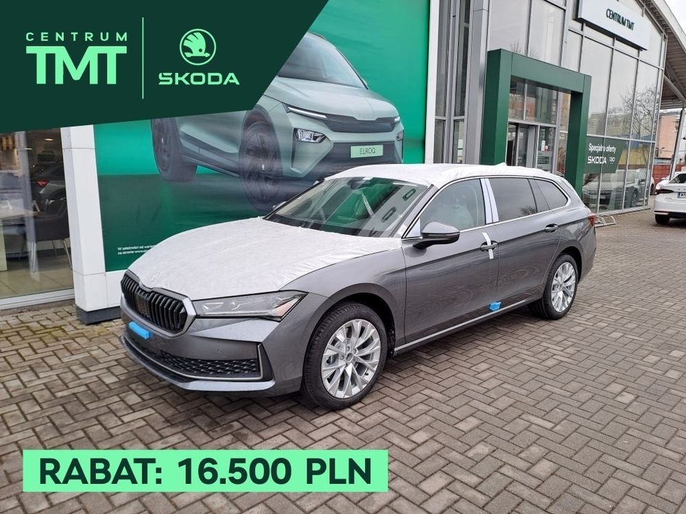 SKODA SUPERB 2.0 TDI 193KM DSG 4X4 DRIVE, fabryczny hak, od ręki