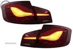 Stopuri OLED BMW Seria 5 F10 (2011-2017) Rosu Clar cu semnal dinamic- livrare gratuita - 8