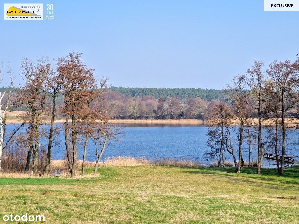 Działka z widokiem na jezioro, 100m do plaży