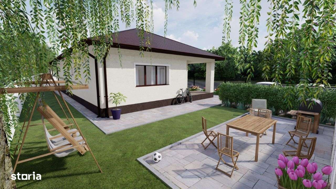 Imobiliare Domnesti - toate utilitatie parter 3 dorm 2 bai la cheie - Imagine principală: 4/6