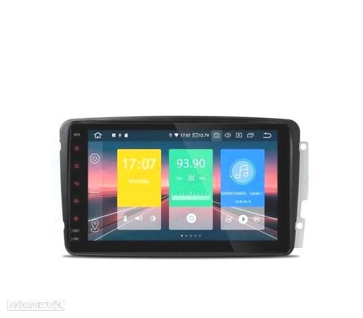 AUTO RÁDIO GPS 8" ANDROID 12 PARA MERCEDES W203 W209 VITO W639 W168 - 1