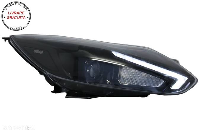 Faruri Osram LED DRL Ford Focus III (2011-11.2014) Negru Upgrade pentru Halogen- livrare gratuita - 5