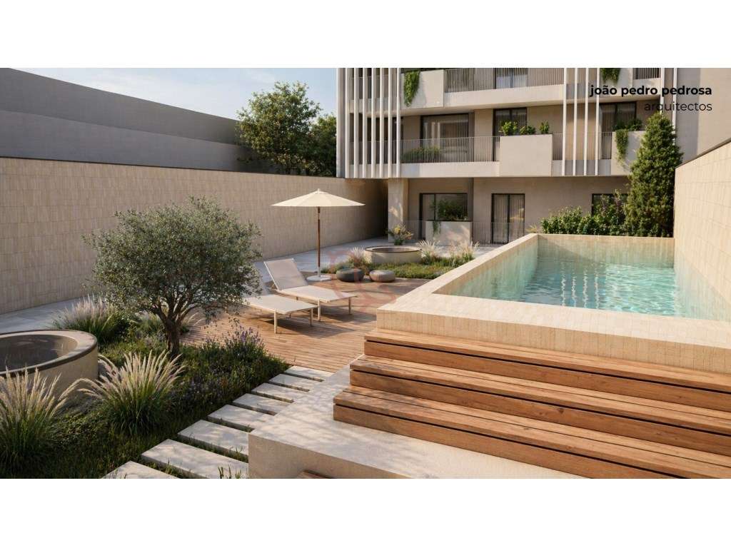 Apartamento T2 / Condomínio Fechado com Piscina / Fátima-17