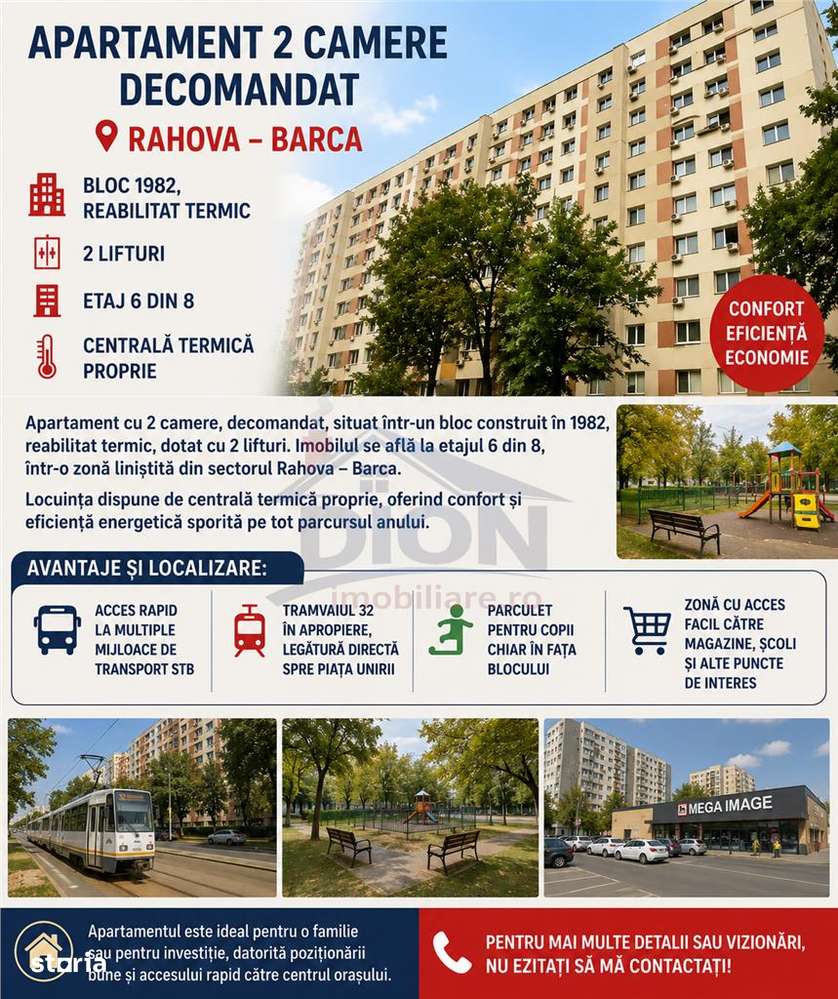 Rahova Margeanului Barca reabilitat cu centrala termic
