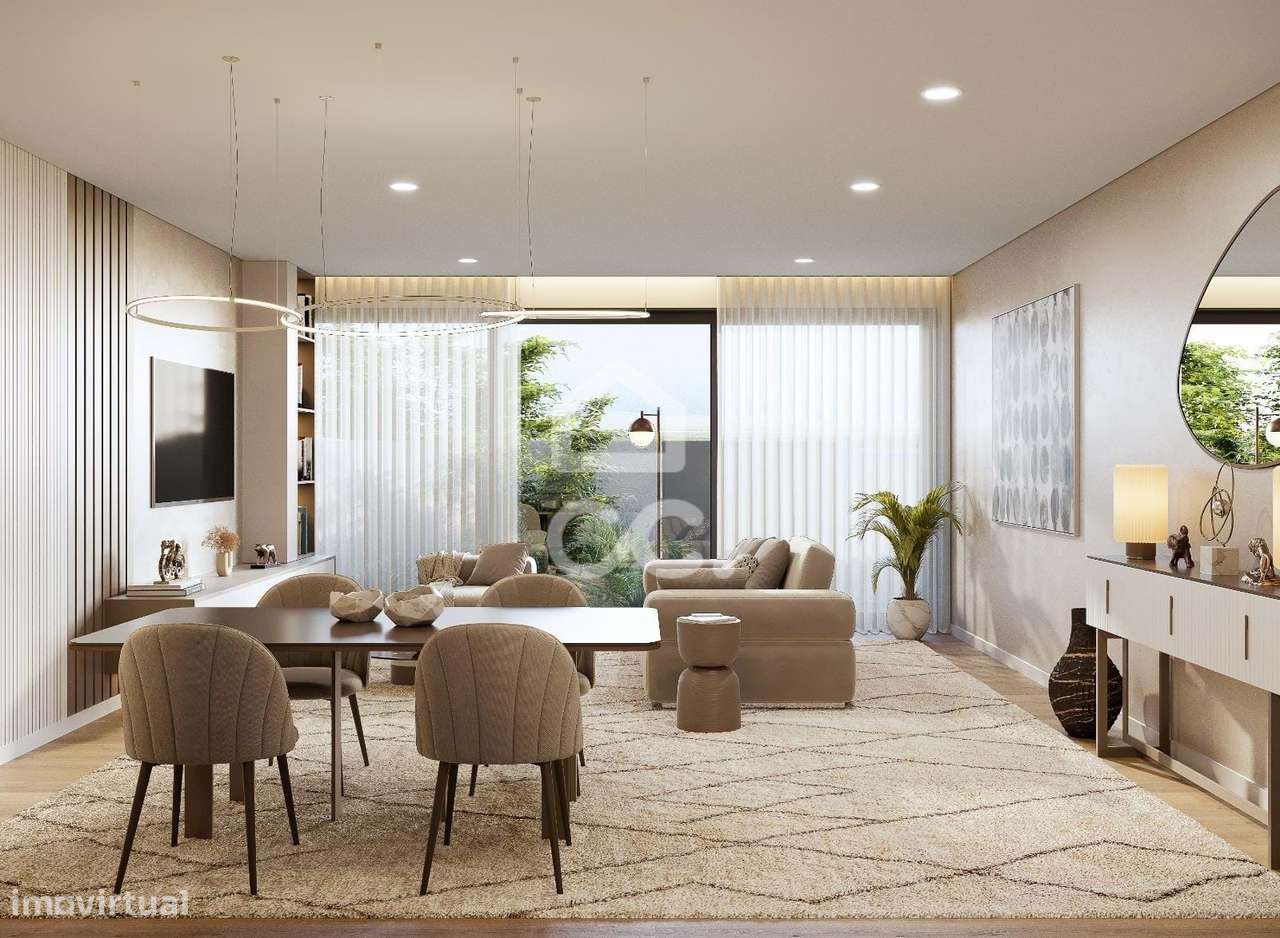 Moradia T4 nova, com jardim e terraço, em condomínio privativo com pis-27