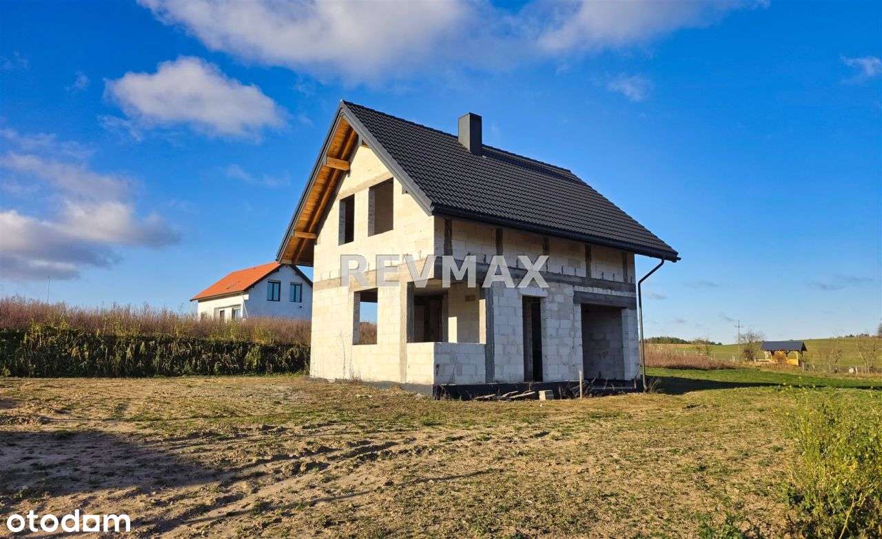 Dom jednorodzinny, stan surowy, 90m2, Szarek,GmEłk - Pełny obrazek: 2/11