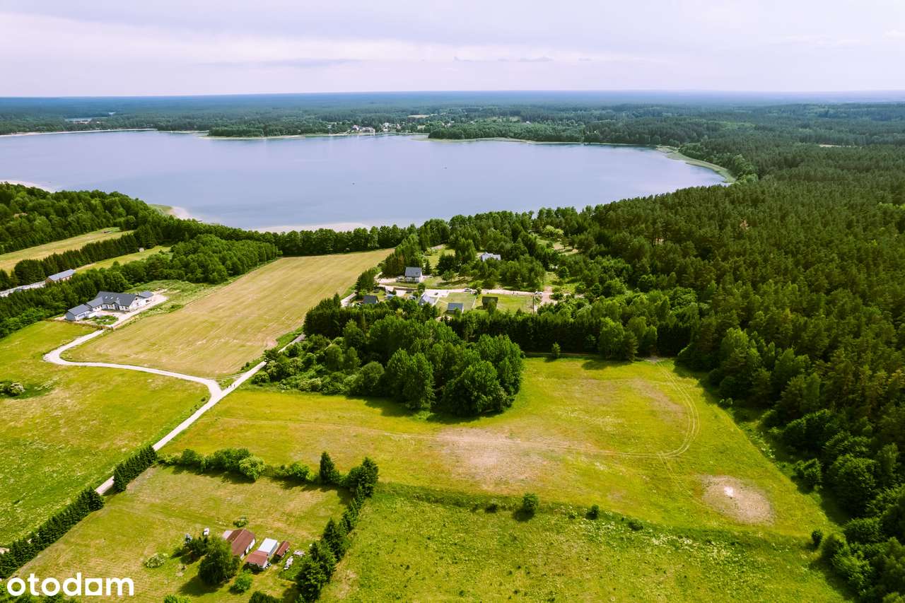 Działka budowlana 10ar JEZIORO Świętajno | 250m do plaży | koło lasu-5
