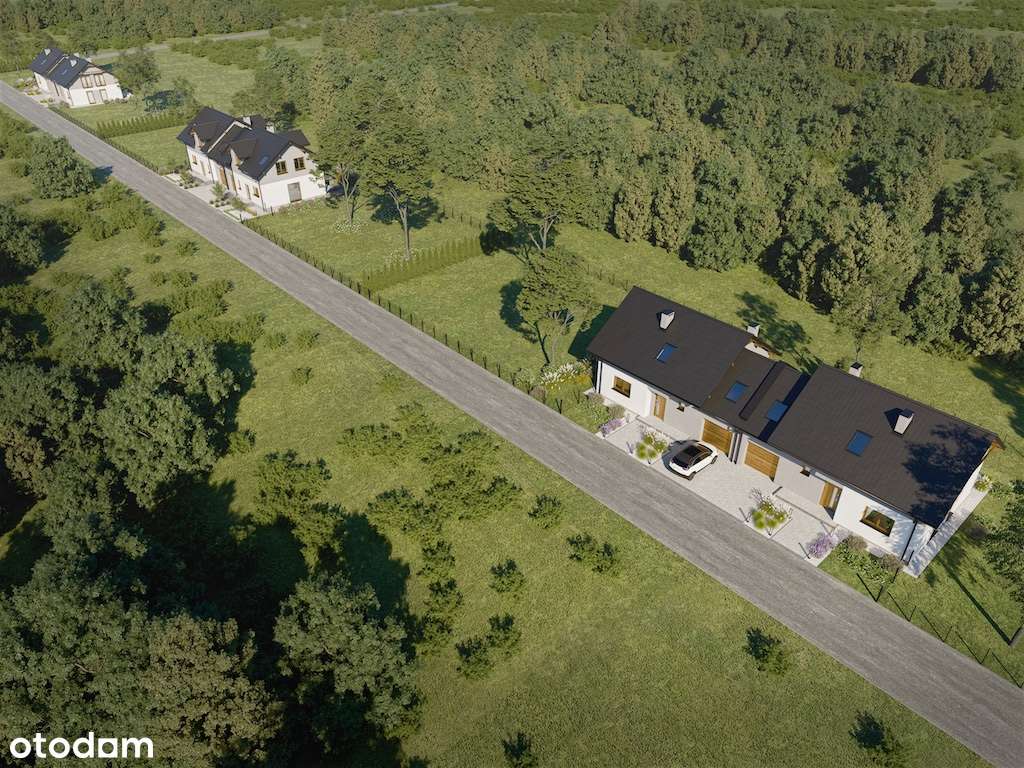 WilleBrzegowa  - domy na dużych działkach 1000m2, jezioro, kameralnie-5