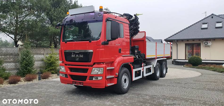 MAN TGS 33.440 6x4 KIPERR + HDS HIAB 211 RETARDER - 12