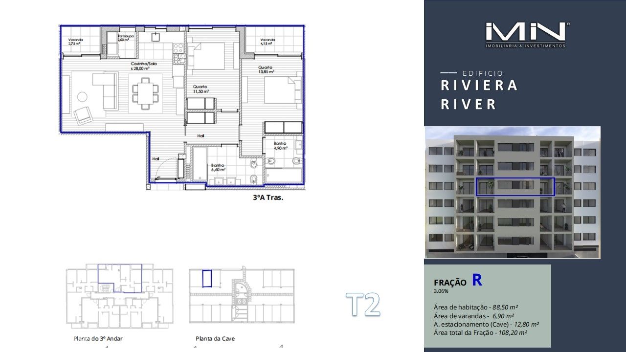 Apartamento T2 -  BONS ACESSOS