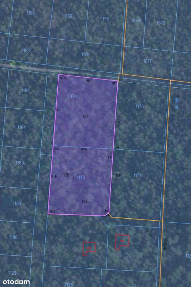 Działka 1722 m² | budowlana | Świniotop |ogrodzona-10