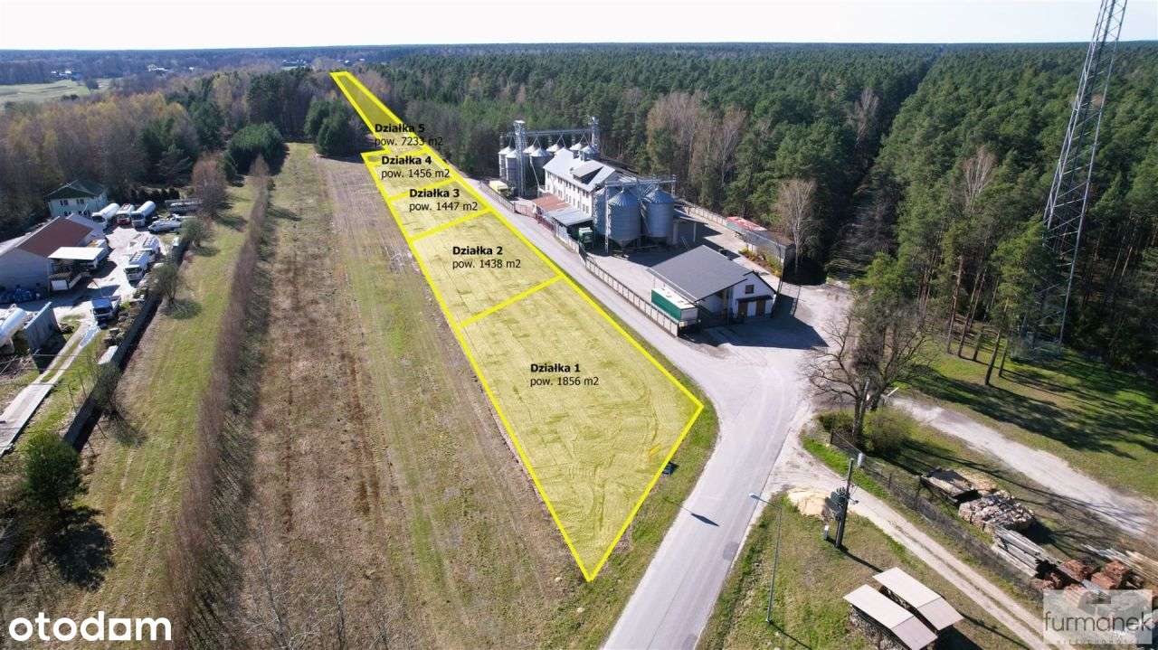 Działki komercyjne pod zabudowę -blisko miasta ! - Pełny obrazek: 4/15
