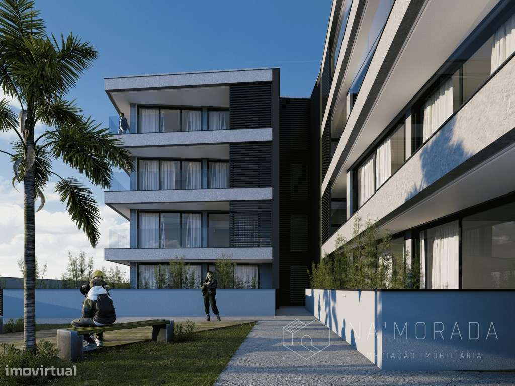 Apartamento T3 com terraço de 40m2 em São Félix da Marinha-26
