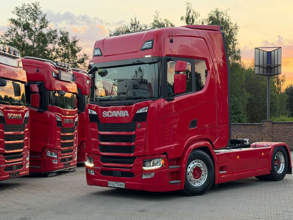 Scania 540s na starym silniku pojedyncze głowice bez egr perfekcyjny stan cala na poduszkach z niemiec kontrakt aso 2023