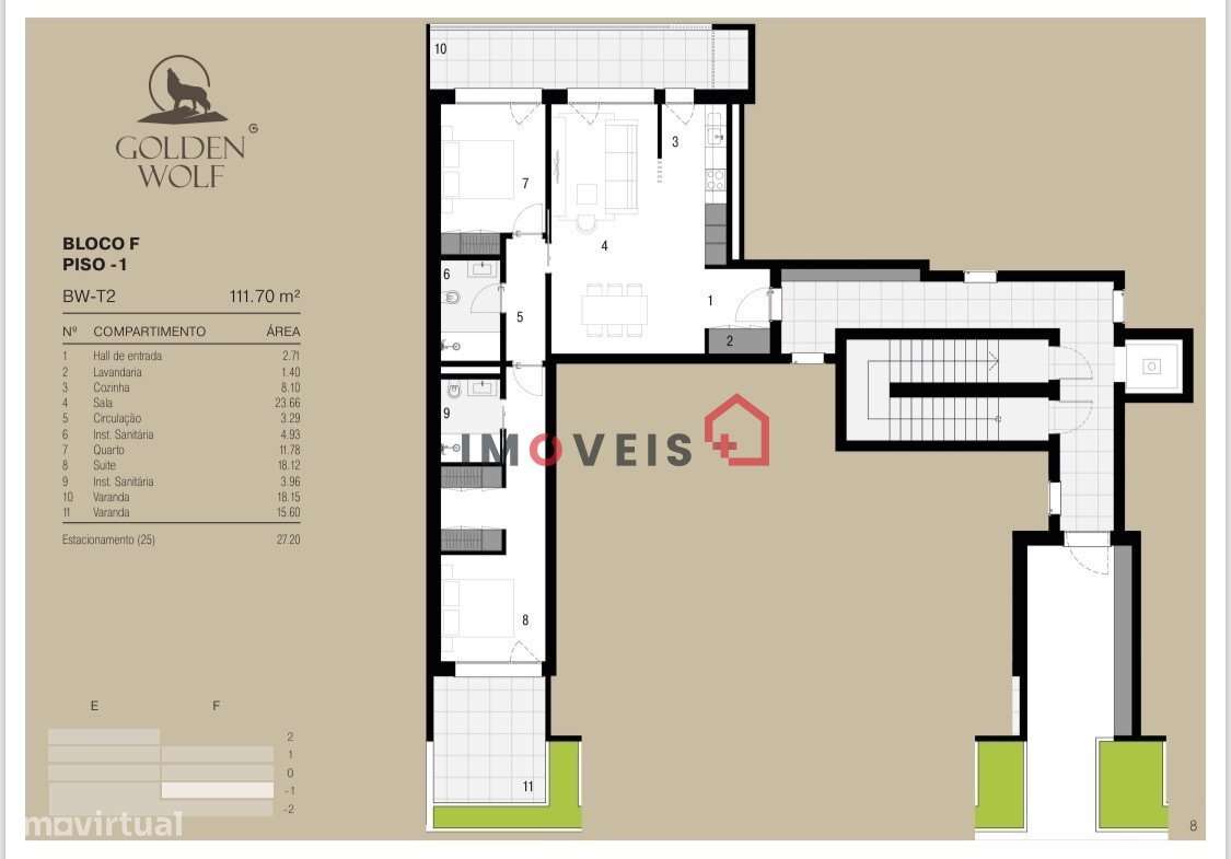 Apartamento T2 - Golden Wolf  - Telheiro, Leiria - Grande imagem: 3/24