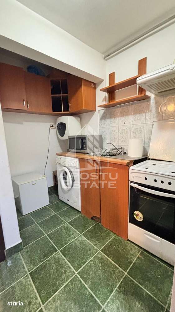 Garsoniera zona Iosefin, centrala proprie si aer conditionat - Imagine principală: 5/6
