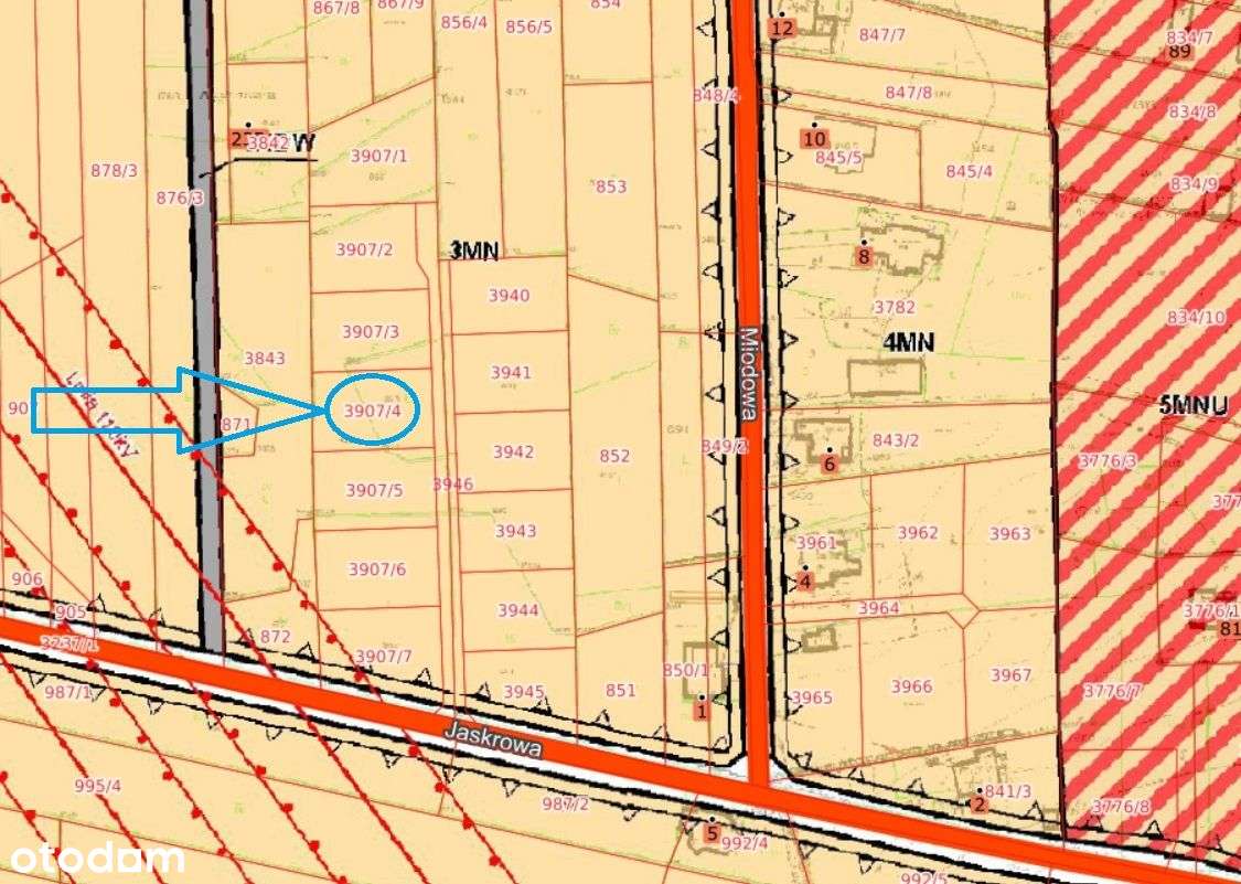 Sprzedam działkę BUDOWLANĄ w Libiążu - ul.Jaskrowa-7