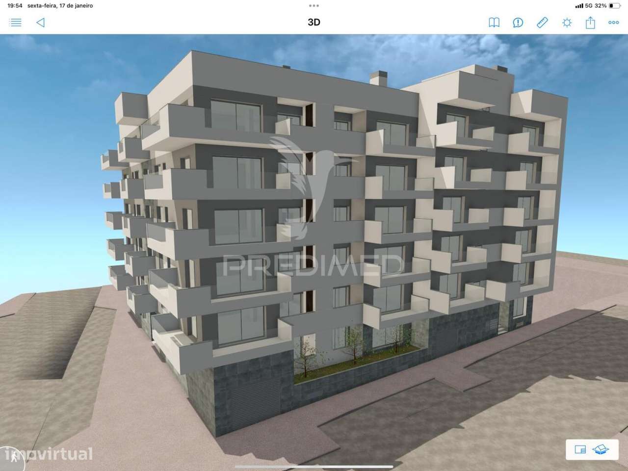 Apartamento T3 em Prédio Moderno – Varanda Ampla e Proximidade da P... - Grande imagem: 4/14