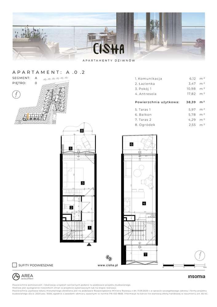 Cisha Dziwnów | mieszkanie 3-pok. | A.0.2 - Pełny obrazek: 2/7