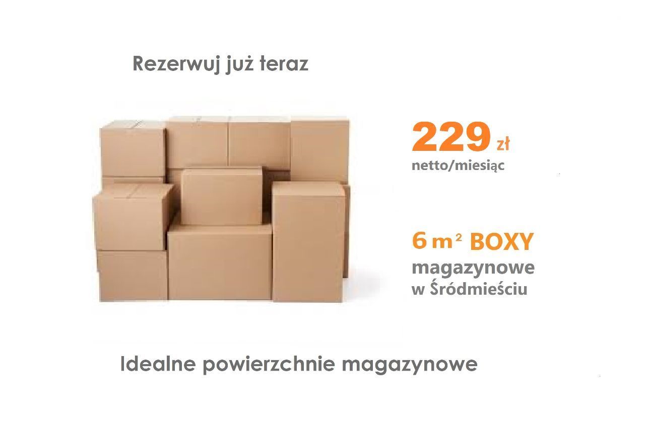 6 m2 Boxy magazynowe w Śródmieściu Opola