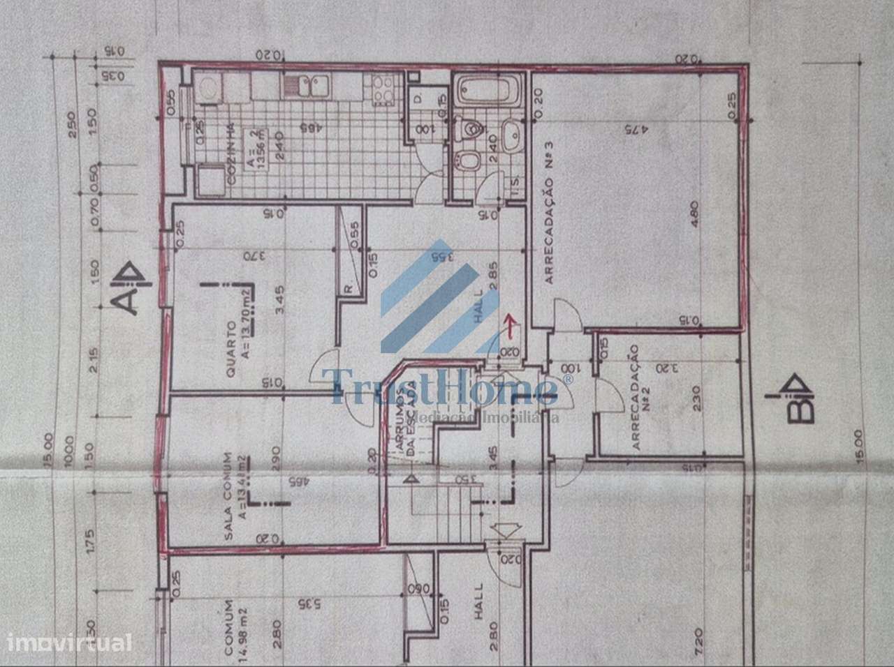 Apartamento T1+1 com áreas em Fonte das Eiras, perto do Lidl-16