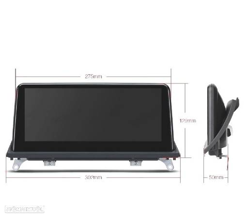 AUTO RADIO GPS ANDROID 12 PARA BMW X5 E70 07-10 X6 E71 07-10 COM SISTEMA CCC - 12