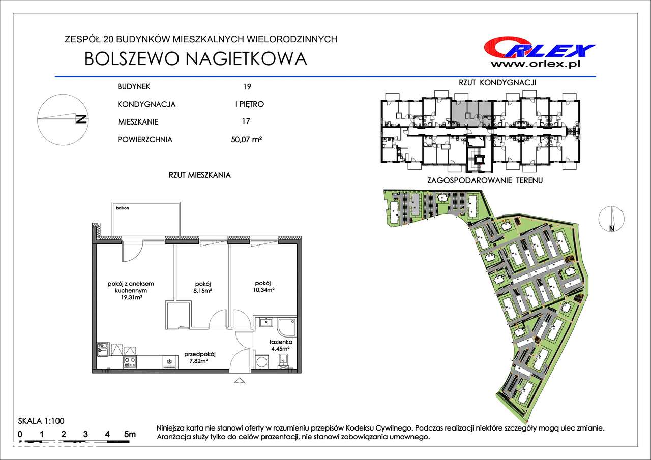 Słoneczne mieszkanie. Bolszewo ul. Nagietkowa 38/17