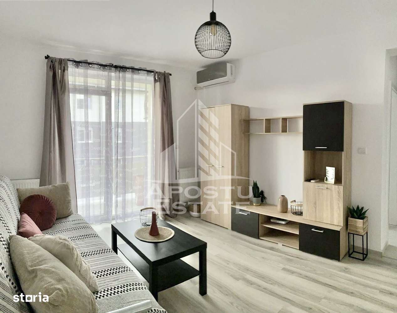 Apartament cu 2 camere complet mobilat si utilat la etajul 2 in Giroc. - Imagine principală: 4/6