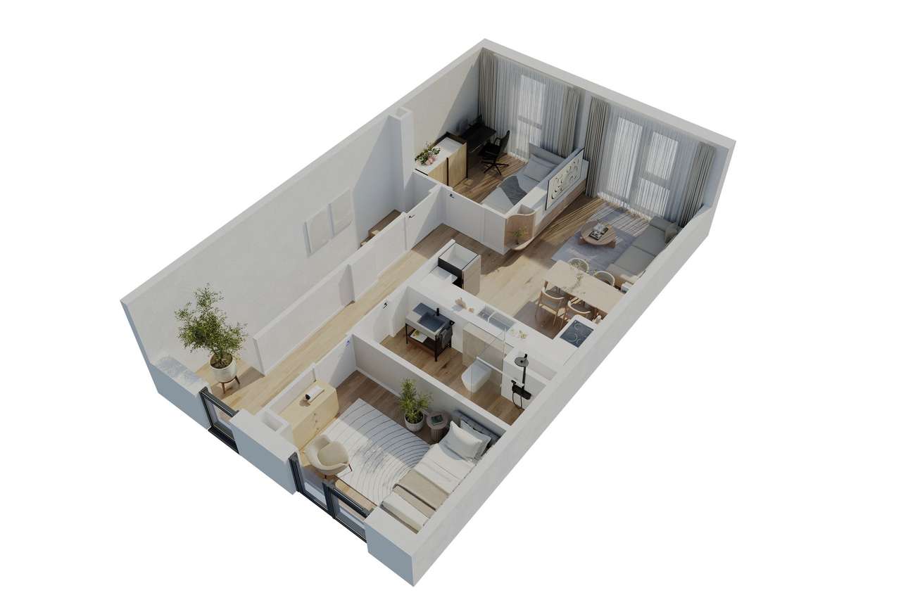 Nowoczesne 5-pokojowe mieszkanie z balkonem-6